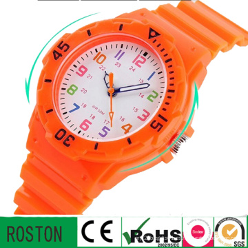 Reloj de silicona resistente al agua Fashion Lady Watch